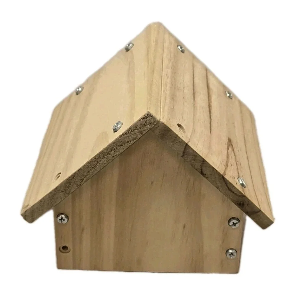 Natural‎ Wood Birdhouse Rustic Hanging Bird House Decorative Wooden Nest Box